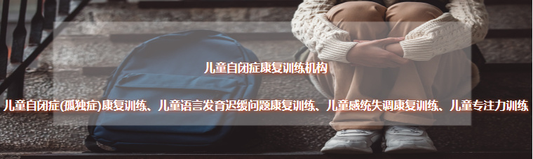 自闭症儿童康复机构