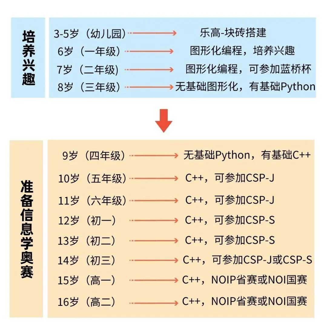 少儿编程年龄规划规划
