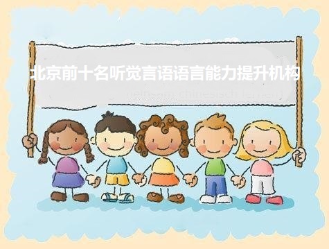 北京听觉言语语言能力提升机构前十名