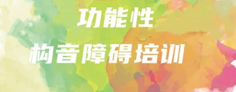功能性构音障碍康复训练机构