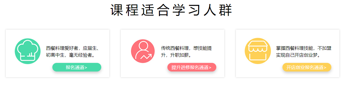 西餐料理专业进阶班