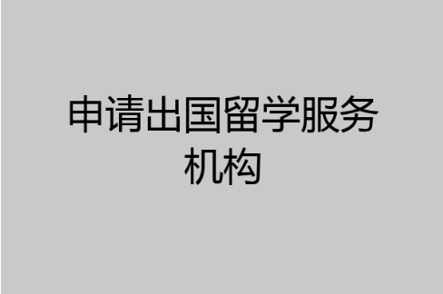 出国留学申请机构
