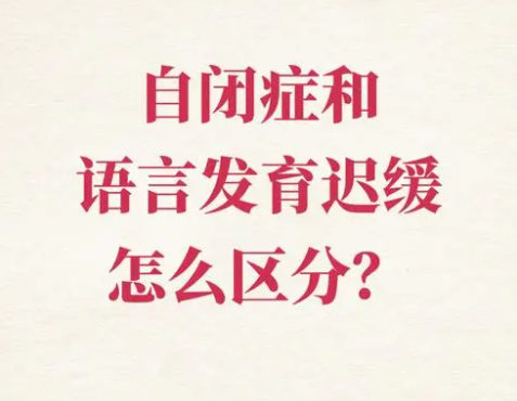 儿童语言发育迟缓与自闭症的区别 儿童语言发育迟缓与自闭症的区别