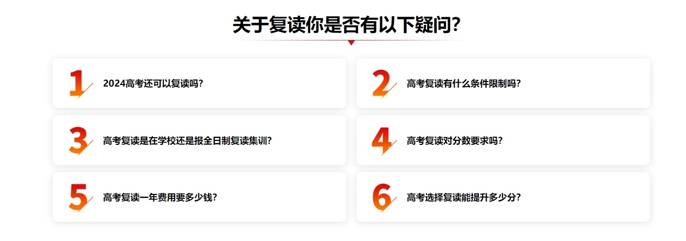 高考复读疑问