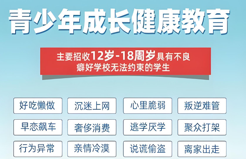 青少年叛逆厌学管教学校排名