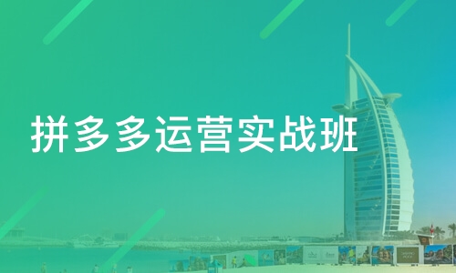 拼多多电商运营培训
