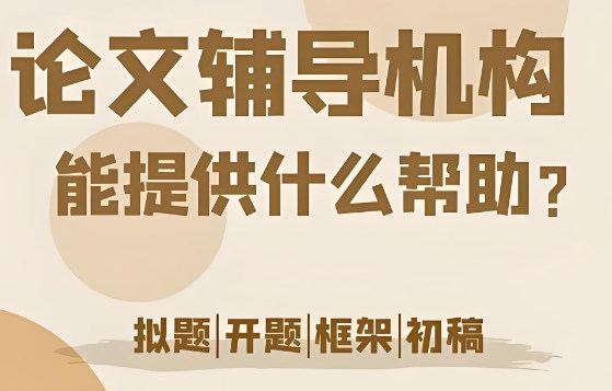论文辅导机构提供什么帮助