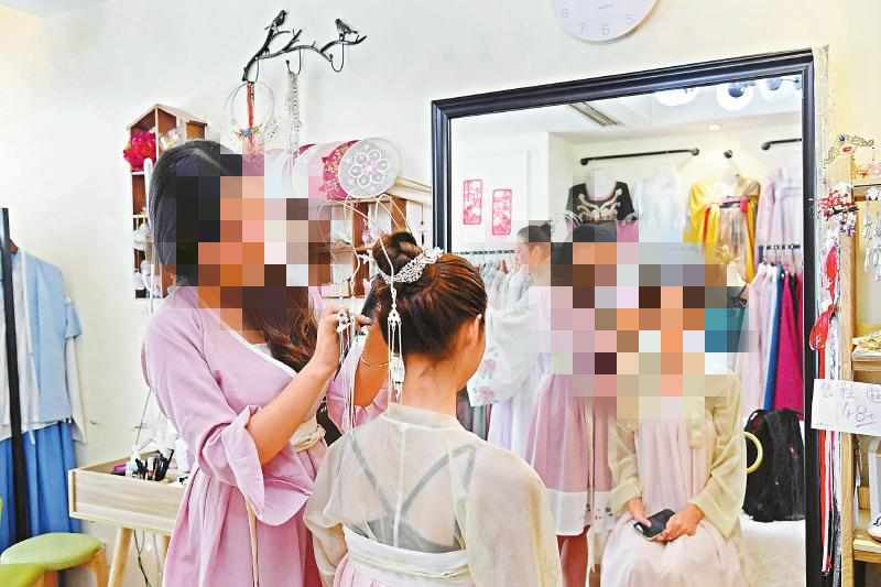 汉服写真妆造培训