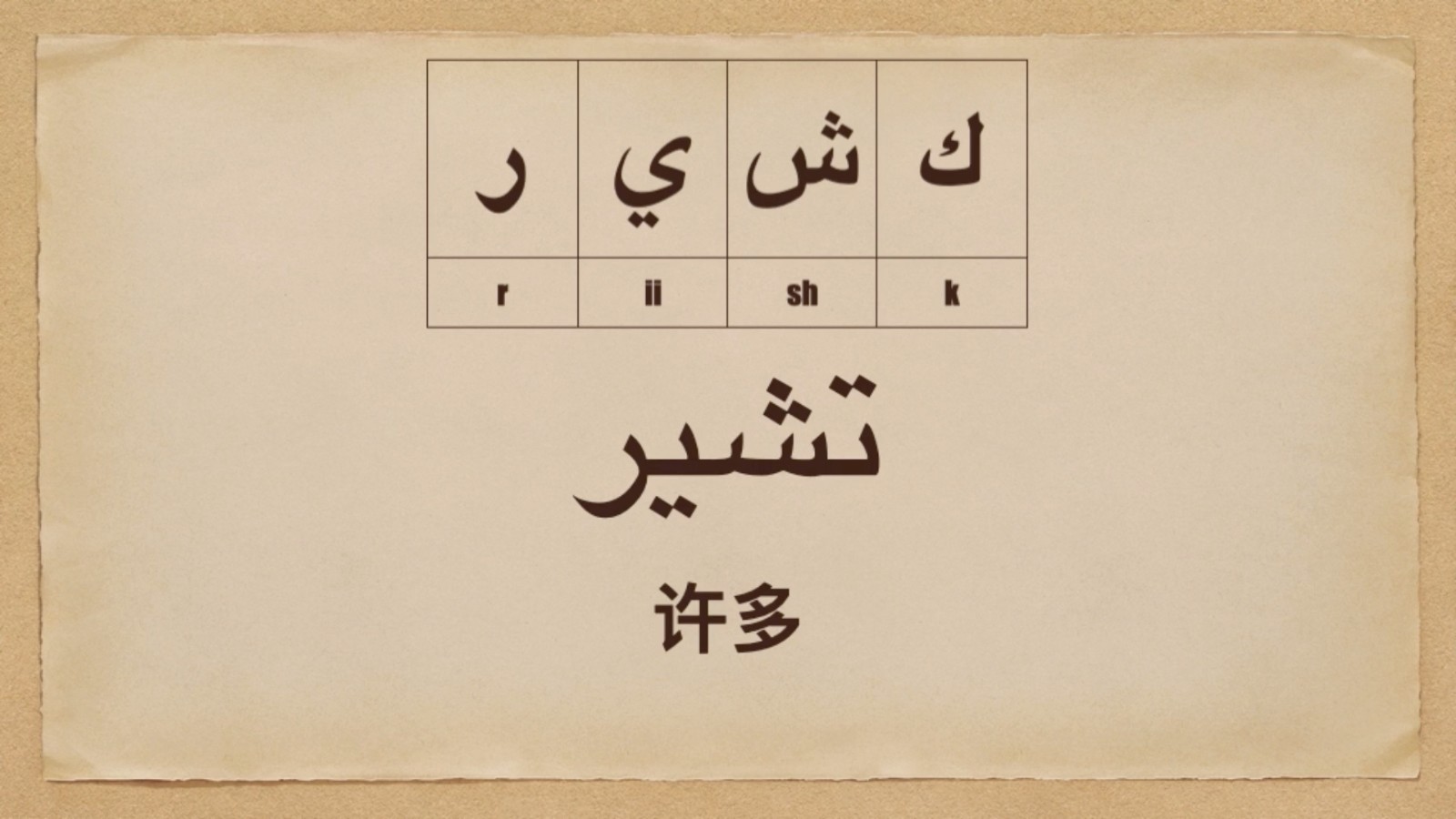 阿拉伯语口语培训