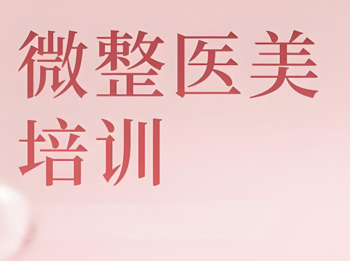 微整形技术培训机构排名