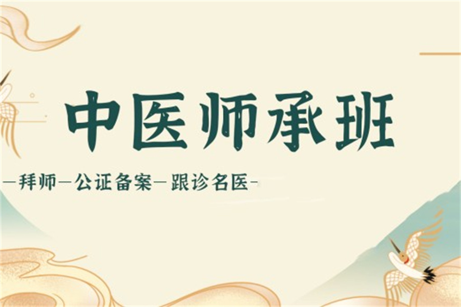 中医师承考证培训