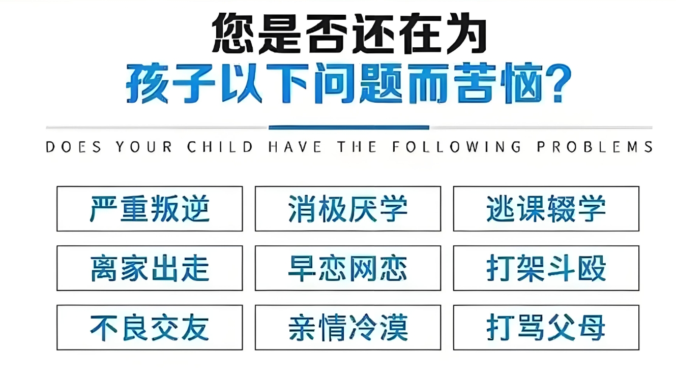 孩子厌学,叛逆青少年学校,青少年叛逆封闭式学校,管教叛逆孩子