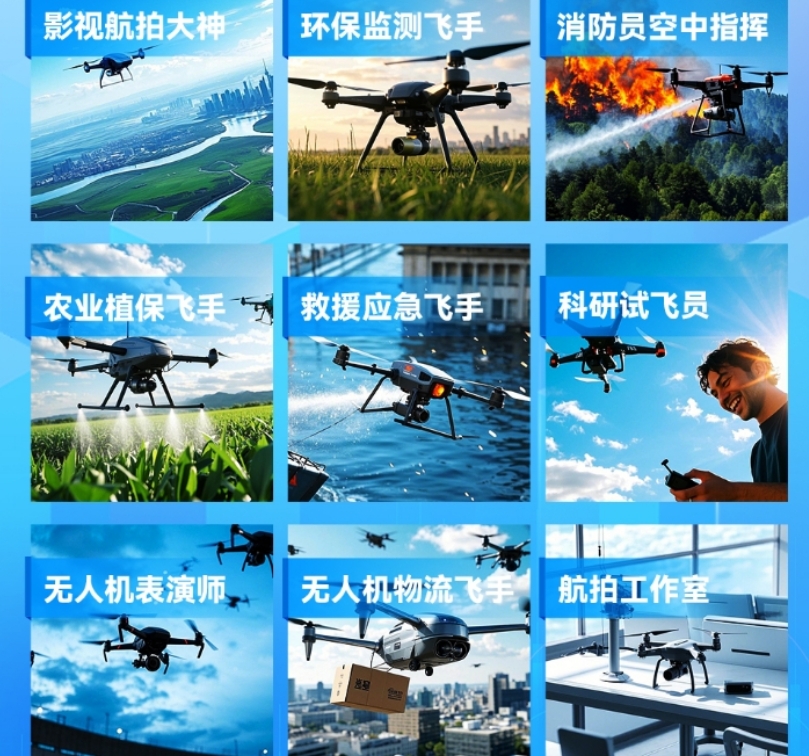 无人机培训,无人机考证,技能学习,无人机操作