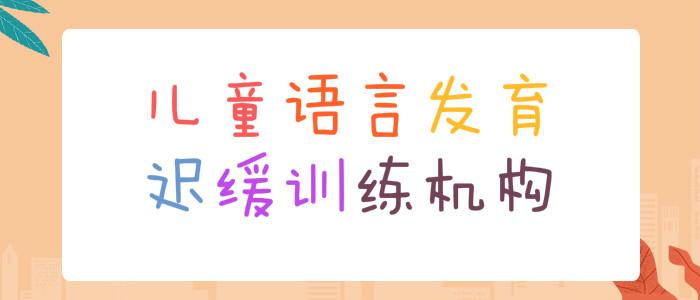 儿童语言康复训练中心