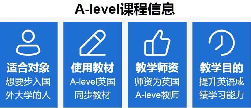 ALevel脱产机构，ALevel培训机构，A-Level全日制脱产班培训机构