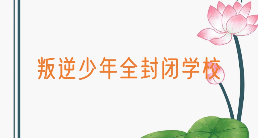 2025一览排名好的叛逆青少年戒网瘾全封闭式学校十大名单