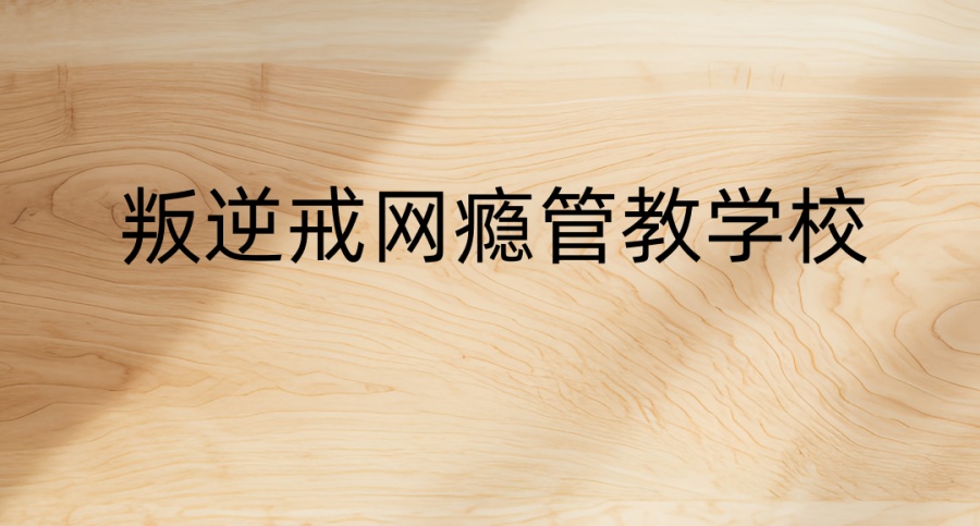 叛逆特训青少年全封闭学校