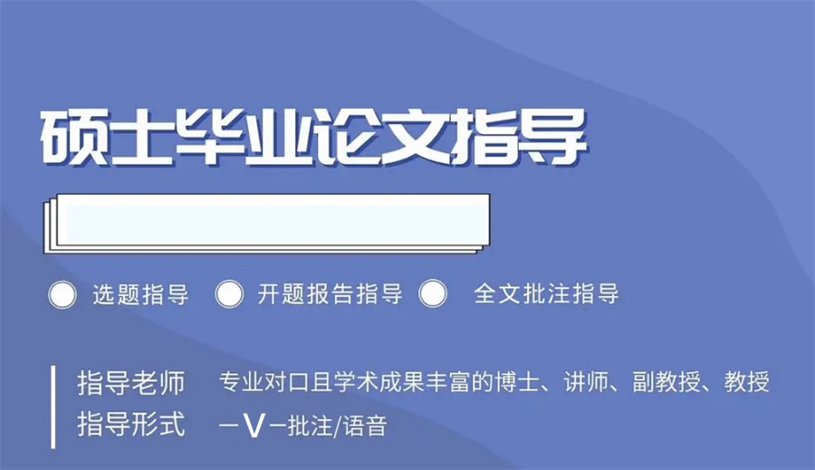 硕士论文指导