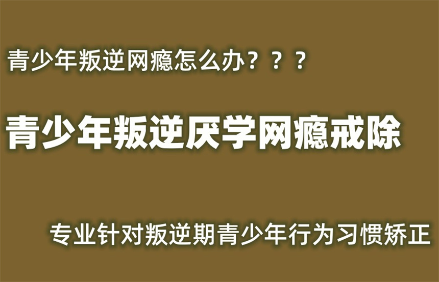 叛逆戒网瘾学校