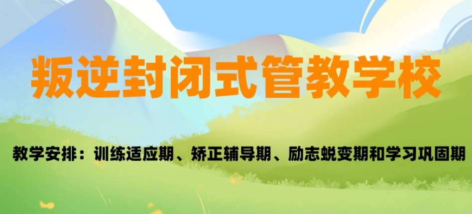 叛逆戒网瘾封闭式学校