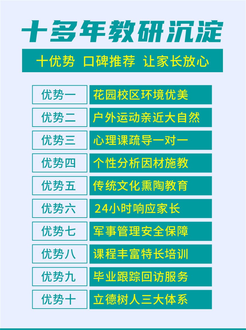 专门管教叛逆少年全封闭学校