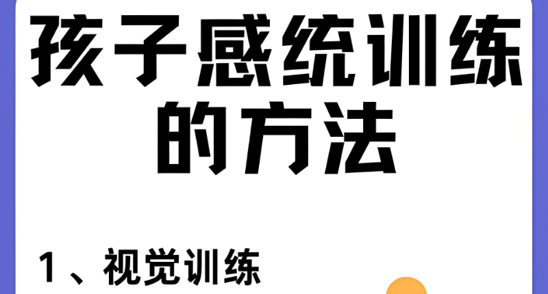 感统训练 感统训练