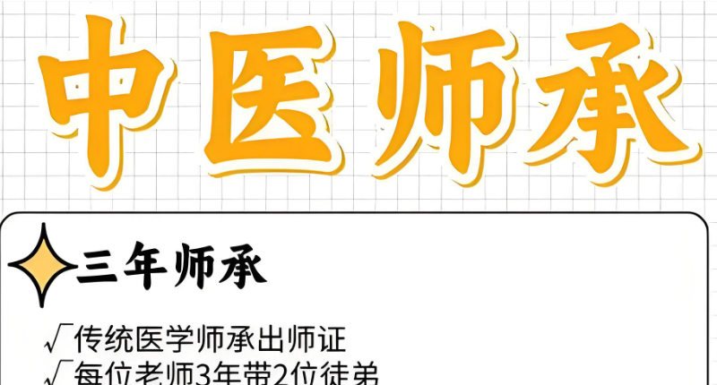 中医师承培训